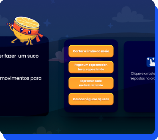 Imagem relacionada à aba Lógica de programação